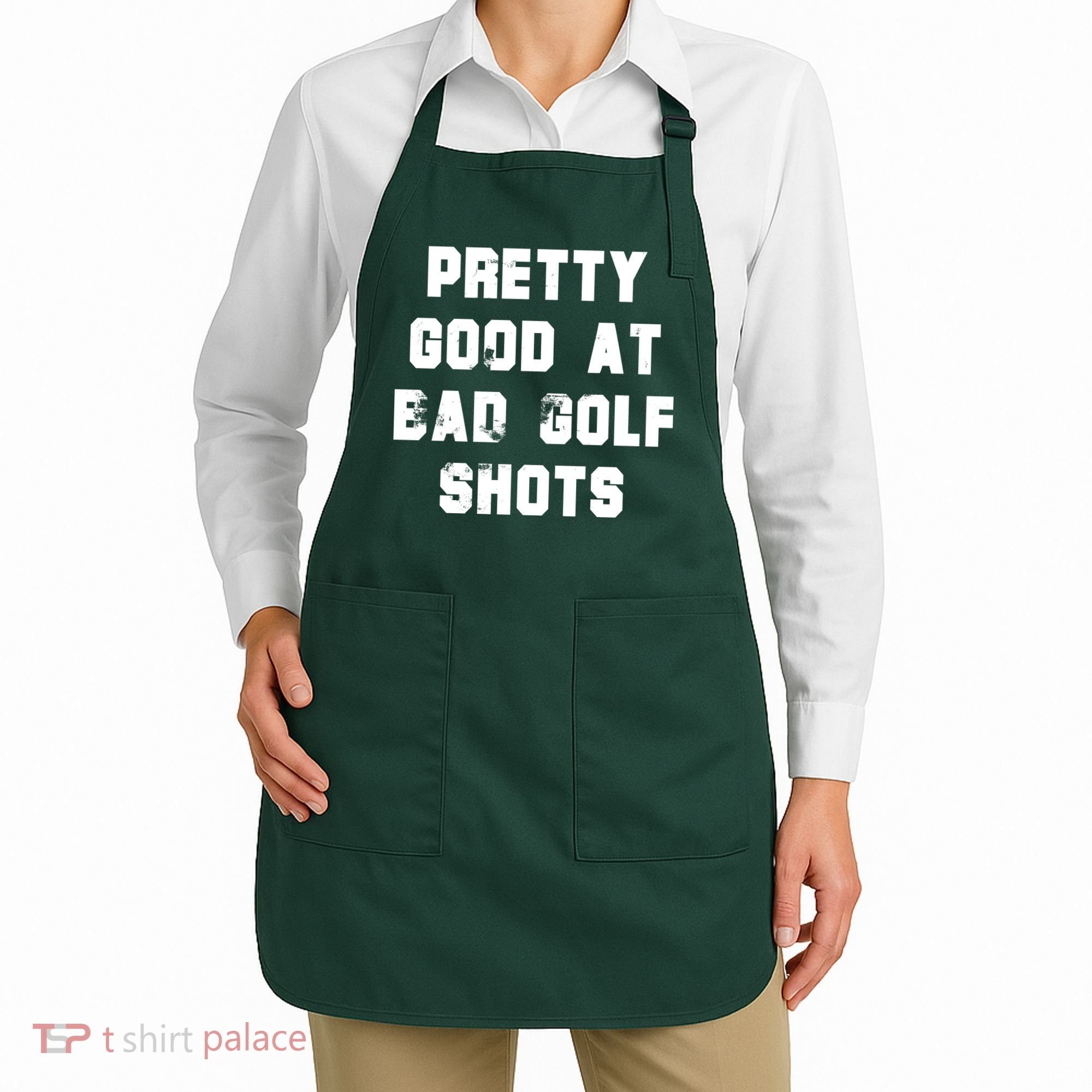 Pretty Good At Bad Golf Shots Apron