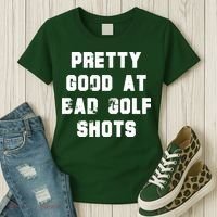 Pretty Good At Bad Golf Shots Women's T-Shirt thumb 3