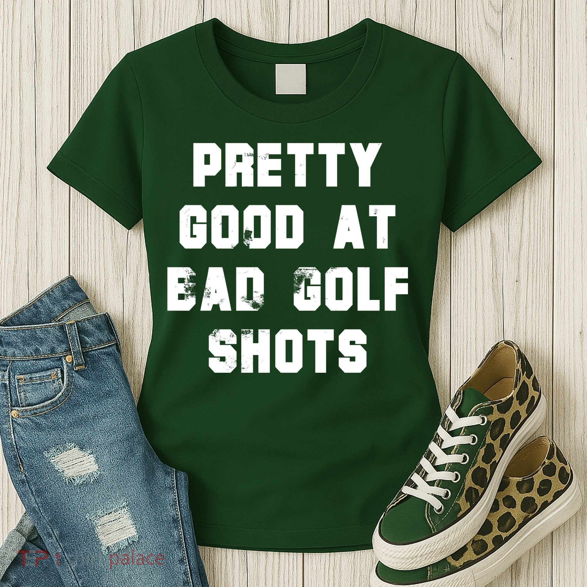 Pretty Good At Bad Golf Shots Women's T-Shirt