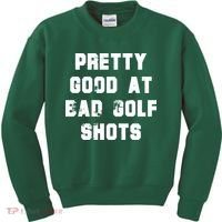 Pretty Good At Bad Golf Shots Kids Sweatshirt thumb 0