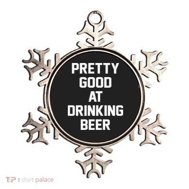 Pretty Good At Drinking Beer Festive Party Ornament