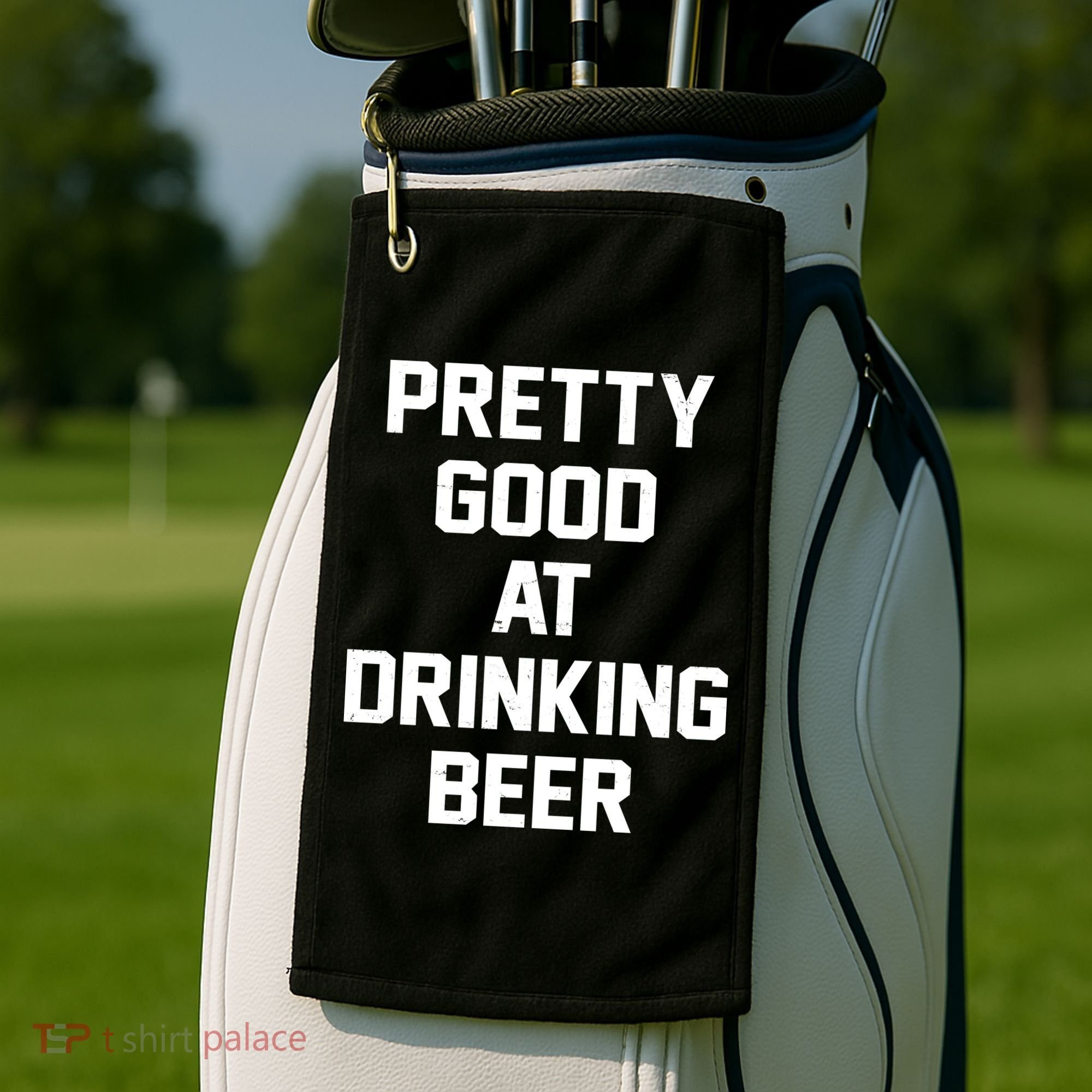 Pretty Good At Drinking Beer Festive Party Golf Towel