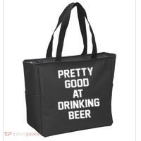 Pretty Good At Drinking Beer Festive Party Tote Bag thumb 2