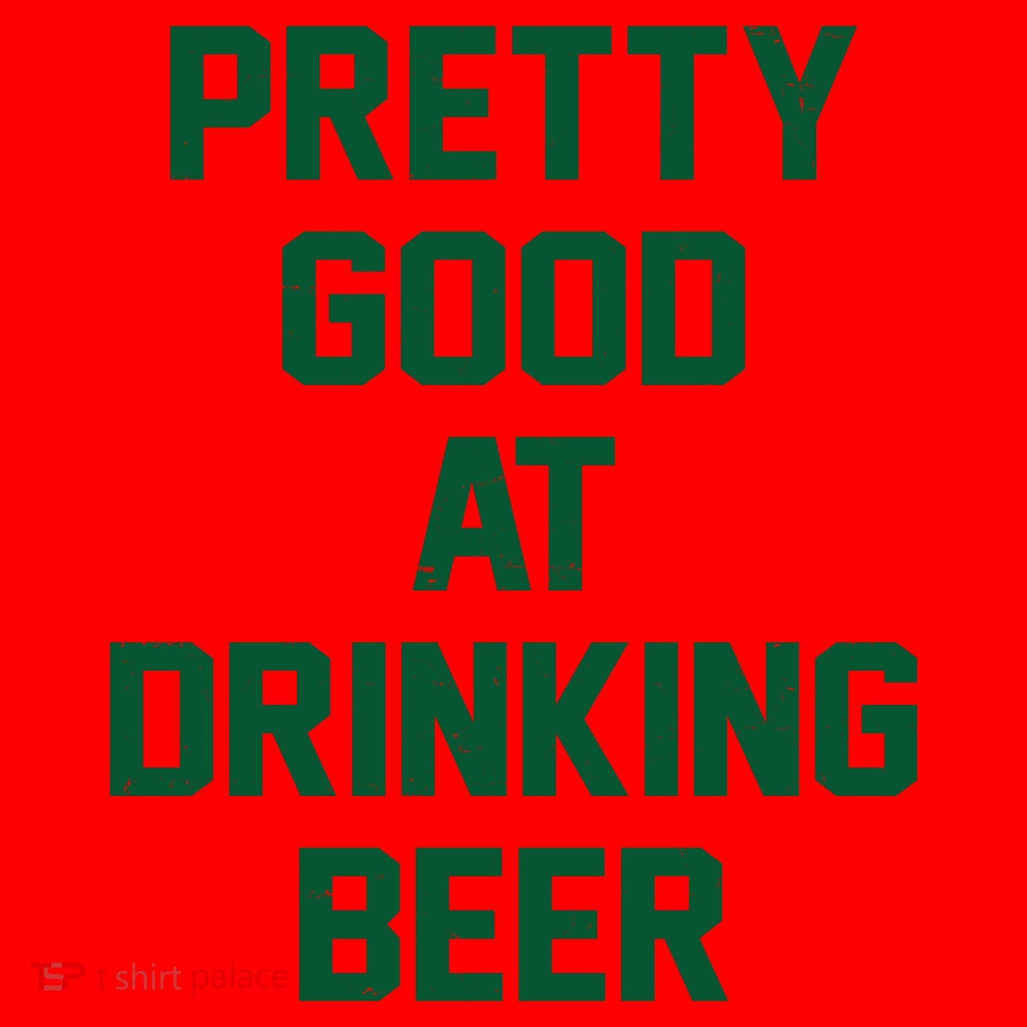 Pretty Good At Drinking Beer Festive Party Santa Hat