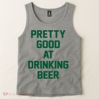 Pretty Good At Drinking Beer Festive Party Tank Top thumb 2