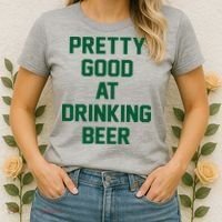 Pretty Good At Drinking Beer Festive Party Women's T-Shirt thumb 2