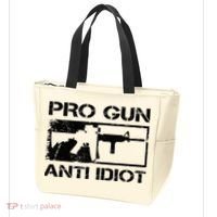 Pro Gun Anti Idiot 2nd Amendment Ar15 Rifle Gun Rights Tote Bag thumb 3
