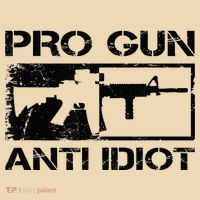 Pro Gun Anti Idiot 2nd Amendment Ar15 Rifle Gun Rights Tote Bag thumb 4