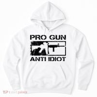 Pro Gun Anti Idiot 2nd Amendment Ar15 Rifle Gun Rights Hoodie thumb 0