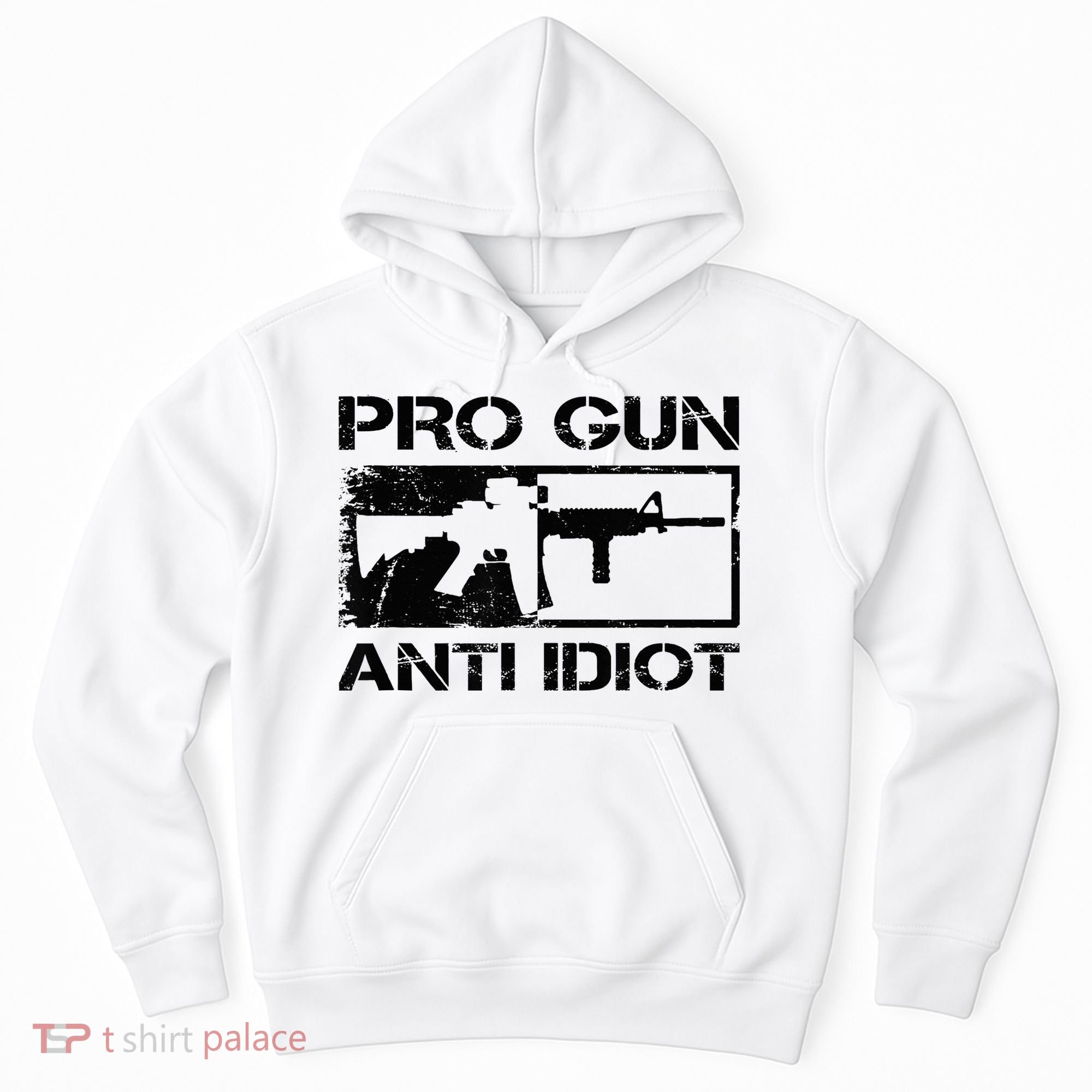 Pro Gun Anti Idiot 2nd Amendment Ar15 Rifle Gun Rights Hoodie
