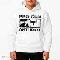 Pro Gun Anti Idiot 2nd Amendment Ar15 Rifle Gun Rights Hoodie thumb 2