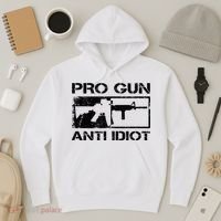 Pro Gun Anti Idiot 2nd Amendment Ar15 Rifle Gun Rights Hoodie thumb 3