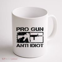 Pro Gun Anti Idiot 2nd Amendment Ar15 Rifle Gun Rights Coffee Mug thumb 1