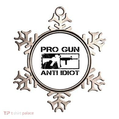 Pro Gun Anti Idiot 2nd Amendment Ar15 Rifle Gun Rights Ornament