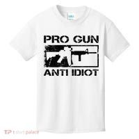 Pro Gun Anti Idiot 2nd Amendment Ar15 Rifle Gun Rights Kids T-Shirt thumb 0