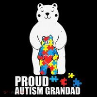 Proud Grandad Bear Autism Awareness Love Autistic Coffee Mug thumb 5