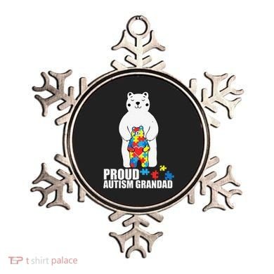 Proud Grandad Bear Autism Awareness Love Autistic Ornament