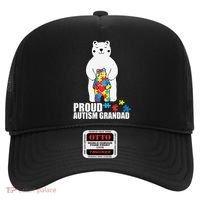 Proud Grandad Bear Autism Awareness Love Autistic Hat thumb 0
