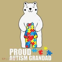 Proud Grandad Bear Autism Awareness Love Autistic Sweatshirt thumb 2