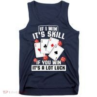 Poker Gifts Blackjack Jackpot Gambling Casino Player Tank Top thumb 0