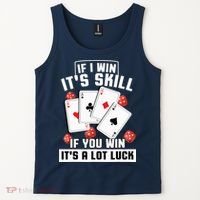 Poker Gifts Blackjack Jackpot Gambling Casino Player Tank Top thumb 2