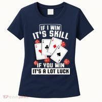 Poker Gifts Blackjack Jackpot Gambling Casino Player Women's T-Shirt thumb 0