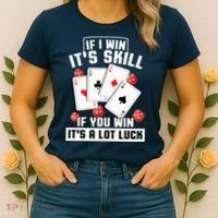 Poker Gifts Blackjack Jackpot Gambling Casino Player Women's T-Shirt thumb 2