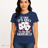 Poker Gifts Blackjack Jackpot Gambling Casino Player Women's T-Shirt thumb 4