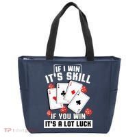 Poker Gifts Blackjack Jackpot Gambling Casino Player Tote Bag thumb 0