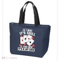 Poker Gifts Blackjack Jackpot Gambling Casino Player Tote Bag thumb 3