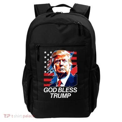 Patriotic God Bless Trump Backpack