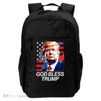 Patriotic God Bless Trump Backpack thumb 0
