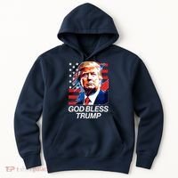 Patriotic God Bless Trump Hoodie thumb 0