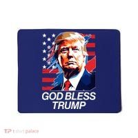 Patriotic God Bless Trump Mousepad thumb 0