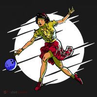 Pinup Girl Bowling Backpack thumb 2