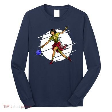 Pinup Girl Bowling Long Sleeve Shirt