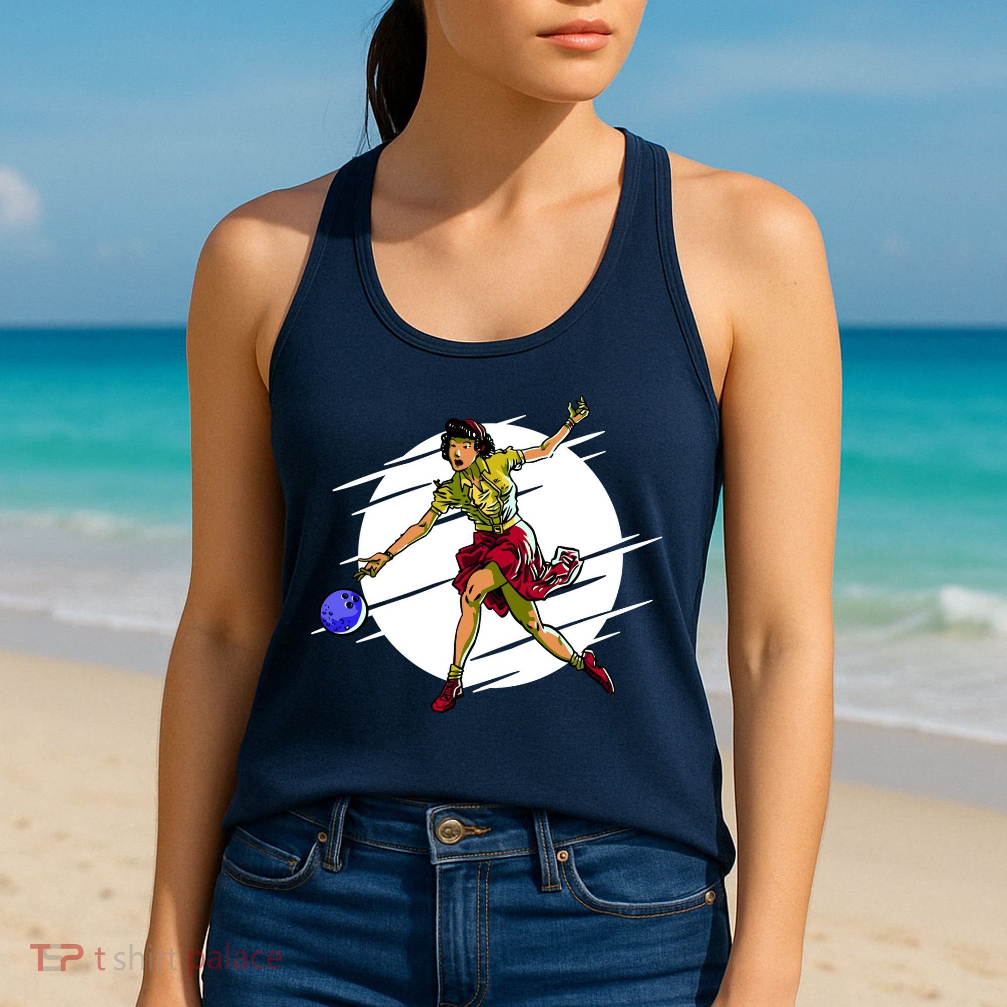 Pinup Girl Bowling Women's Tank Top