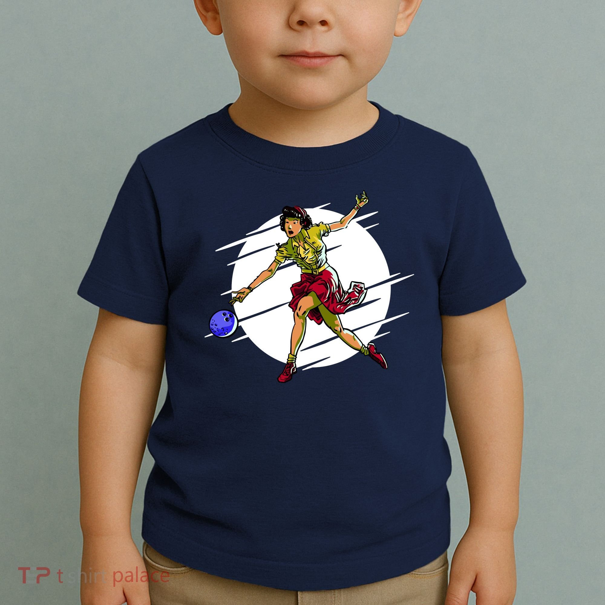 Pinup Girl Bowling Toddler T-Shirt