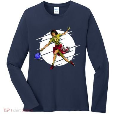 Pinup Girl Bowling Women's Long Sleeve Shirt