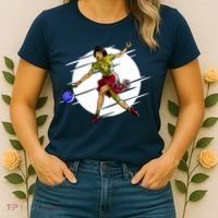Pinup Girl Bowling Women's T-Shirt thumb 2