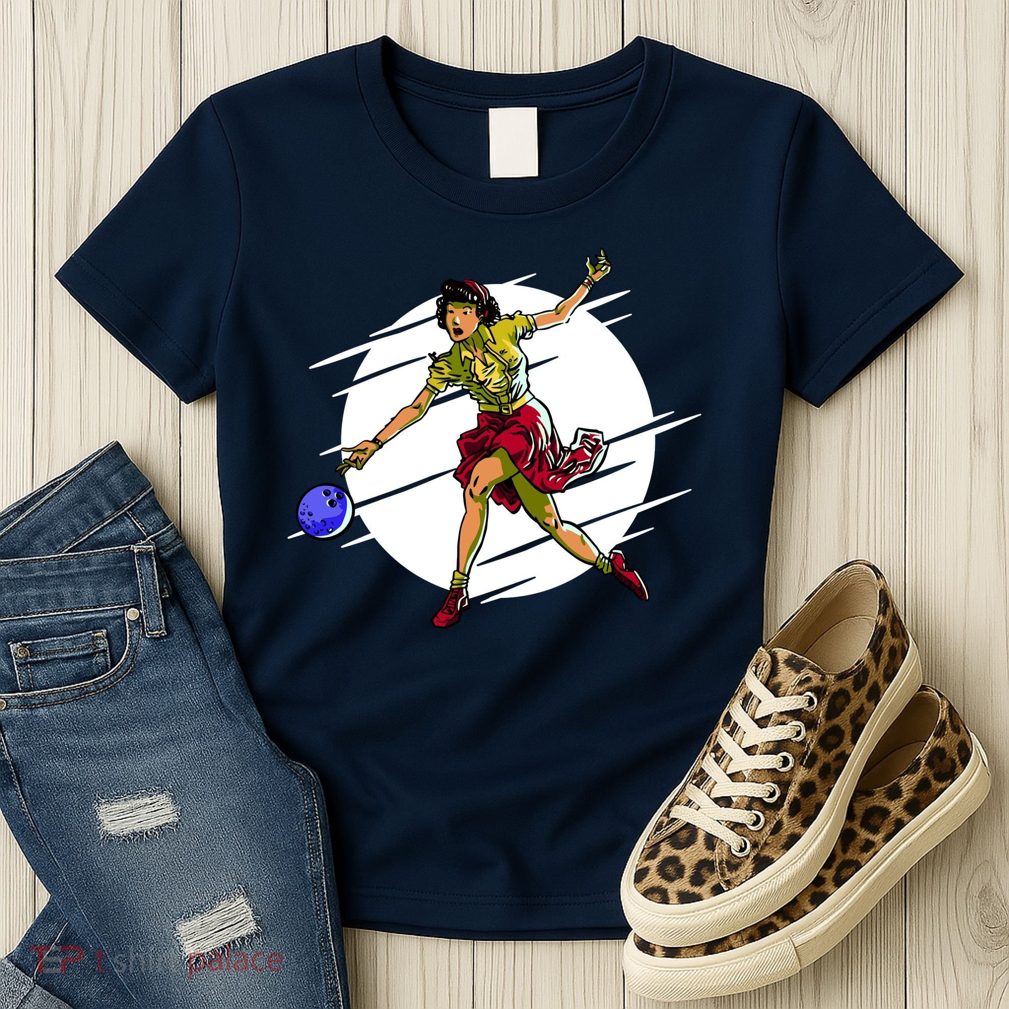 Pinup Girl Bowling Women's T-Shirt