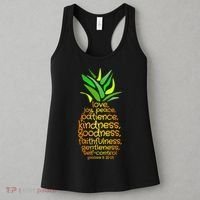 Pineapple Gift Bible Fruit Of The Spirit Love Joy Peace Women's Tank Top thumb 3