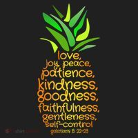 Pineapple Gift Bible Fruit Of The Spirit Love Joy Peace Hat thumb 2