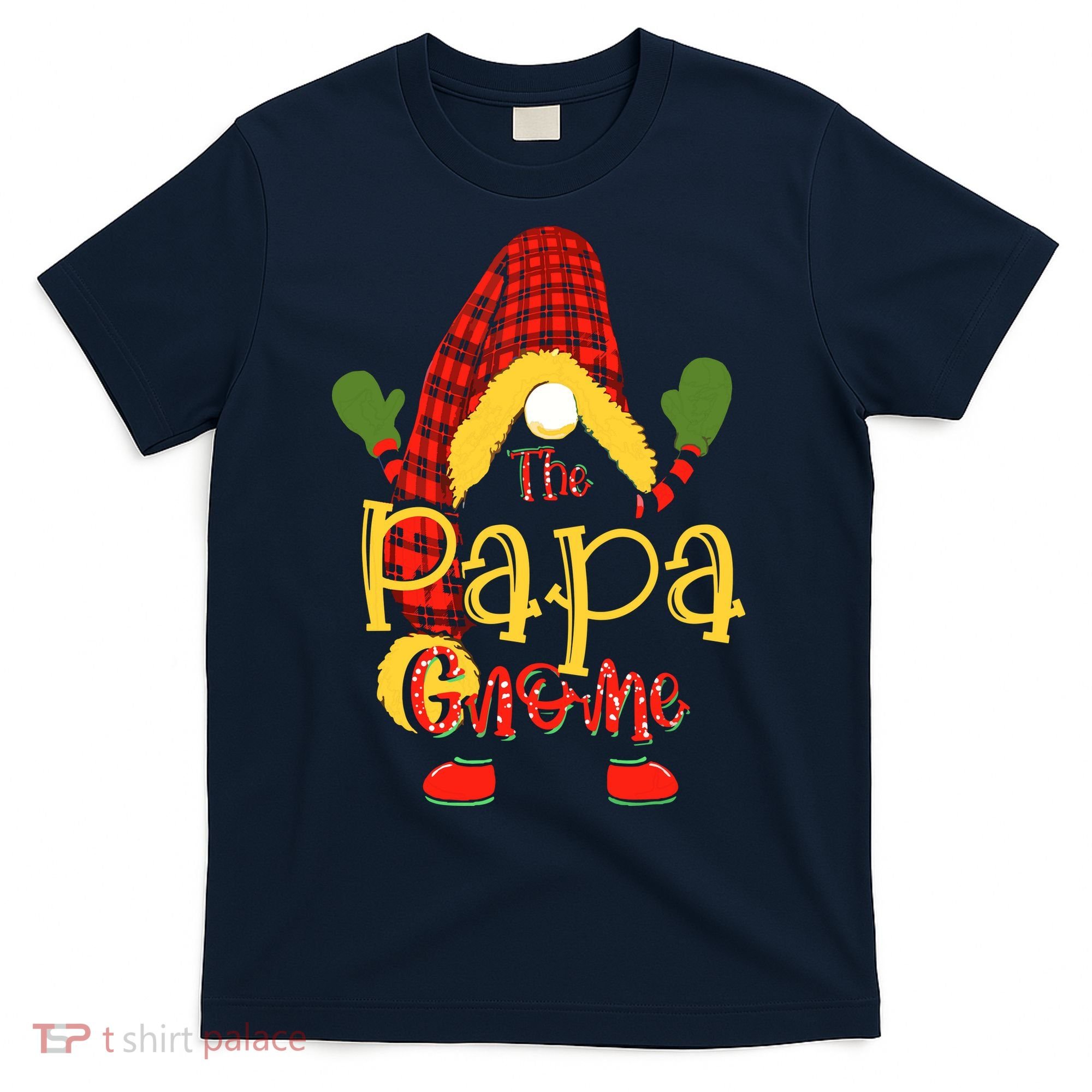 Papa Gnome Christmas Pajamas Matching Family Group T-Shirt