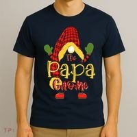 Papa Gnome Christmas Pajamas Matching Family Group T-Shirt thumb 3