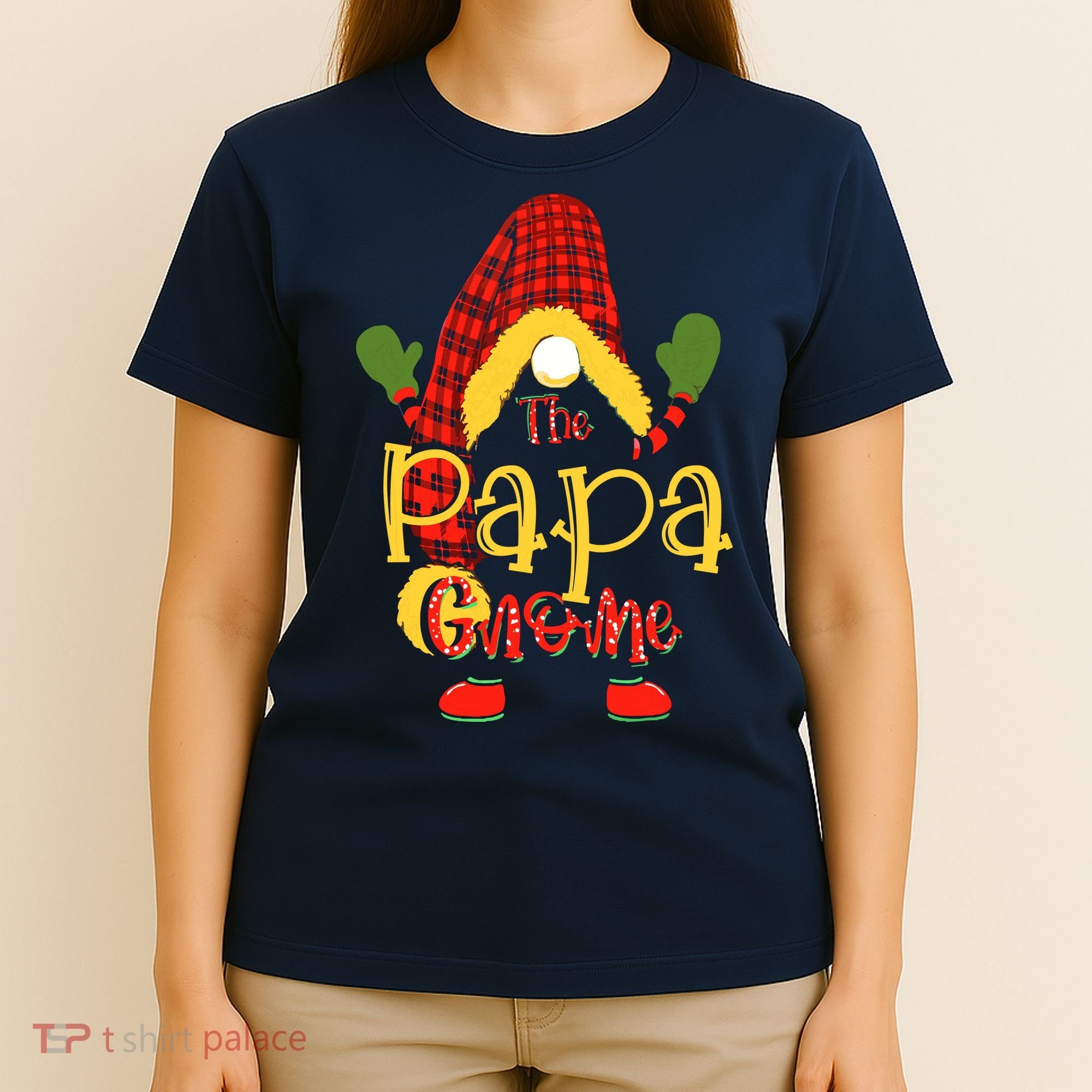 Papa Gnome Christmas Pajamas Matching Family Group T-Shirt