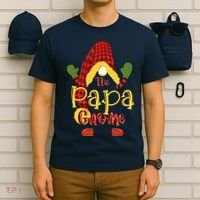 Papa Gnome Christmas Pajamas Matching Family Group T-Shirt thumb 6