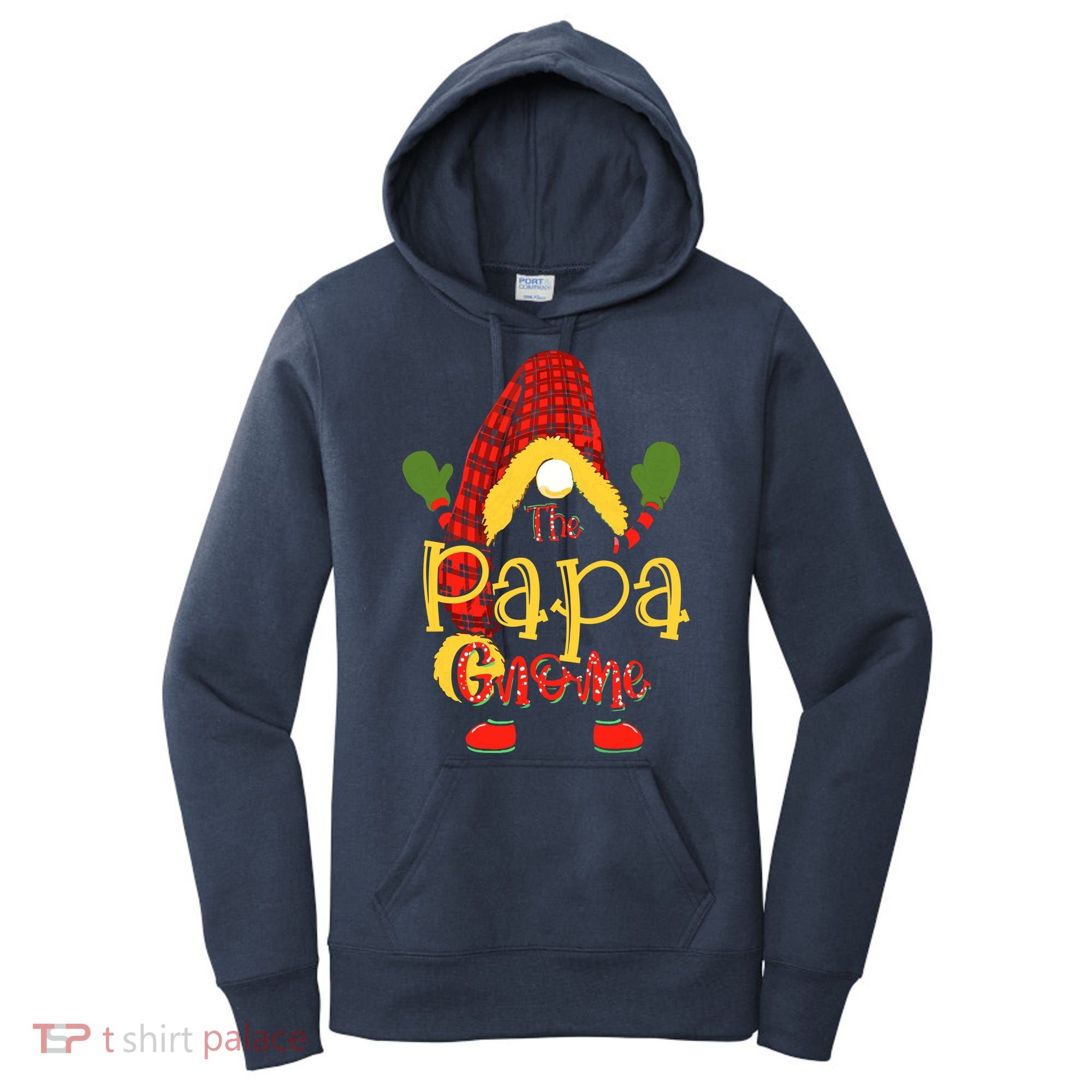 Papa Gnome Christmas Pajamas Matching Family Group Women's Hoodie