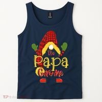 Papa Gnome Christmas Pajamas Matching Family Group Tank Top thumb 2