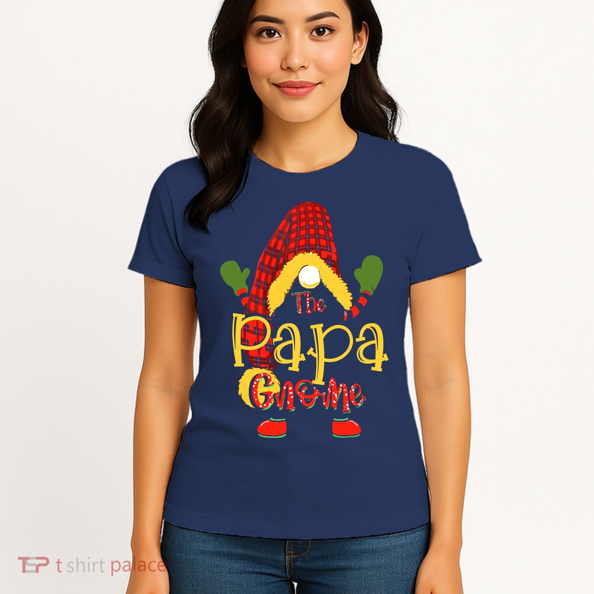 Papa Gnome Christmas Pajamas Matching Family Group Women's T-Shirt